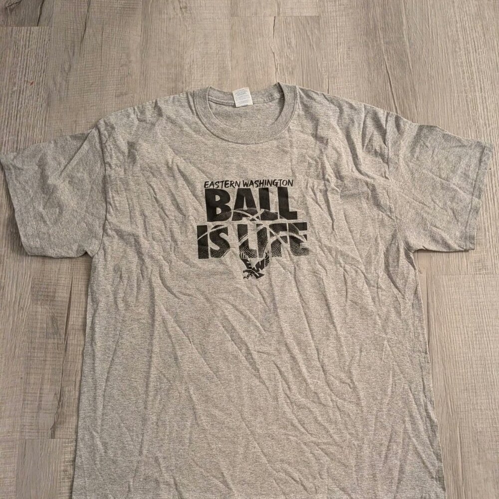 Eastern Washington University Ball Is Life Tshirts XL
